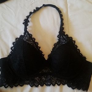 Victoria's Secret black lace bra